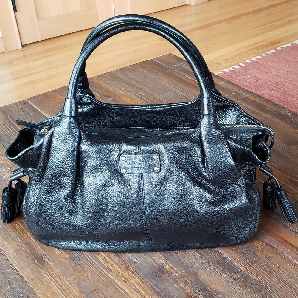 Kate Spade Stevie -Metallic Black - NWT